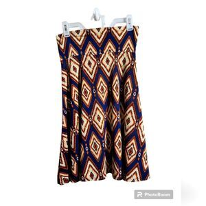 LULAROE Size Small skirt Aztec Vibe Fall‎ Style Long Stretch Pull On Skirt